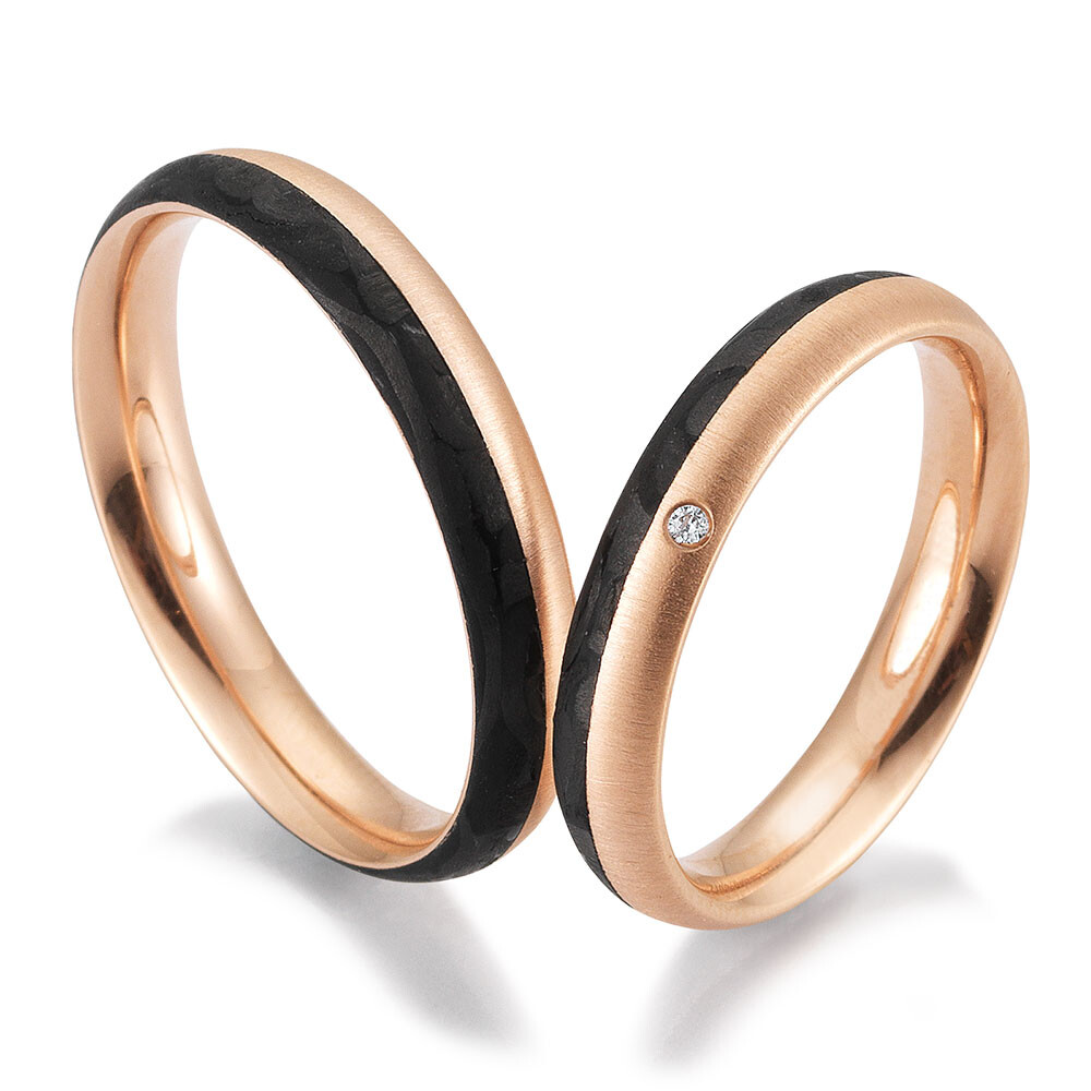 Bicolor Trauringe 49/81460 & 49/81459