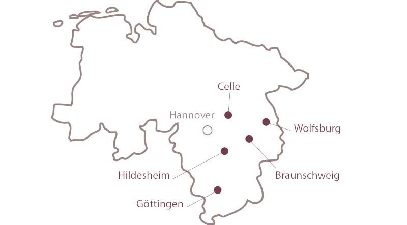 Standorte Übersicht Filialen