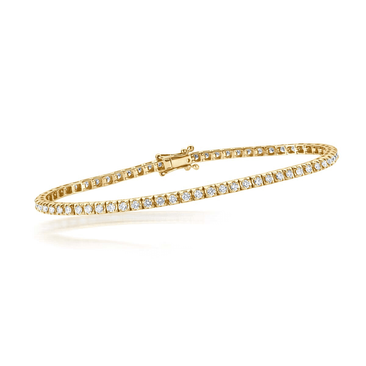 Tennis-Armband Allegria 2,0ct. Brillant Gelbgold 585 EH006033