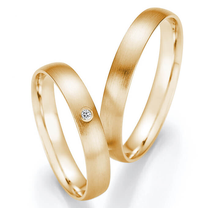 Trauringe Gelbgold Brillent 66/61050