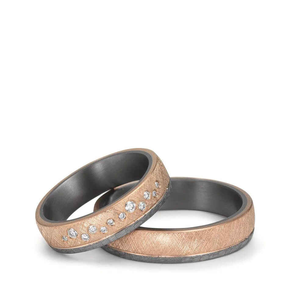 Eheringe aus Tantal & Roségold 585 TNO59764