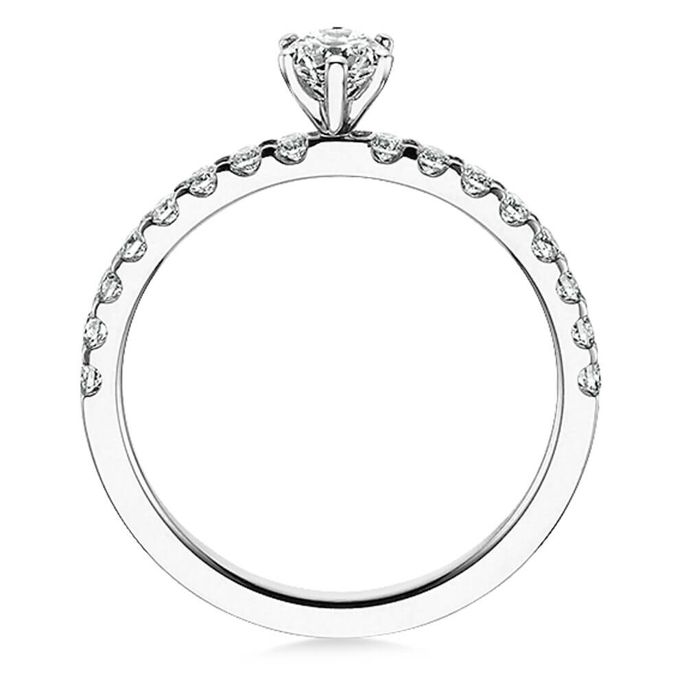 Verlobungsring Pavé Platin Classic 27187