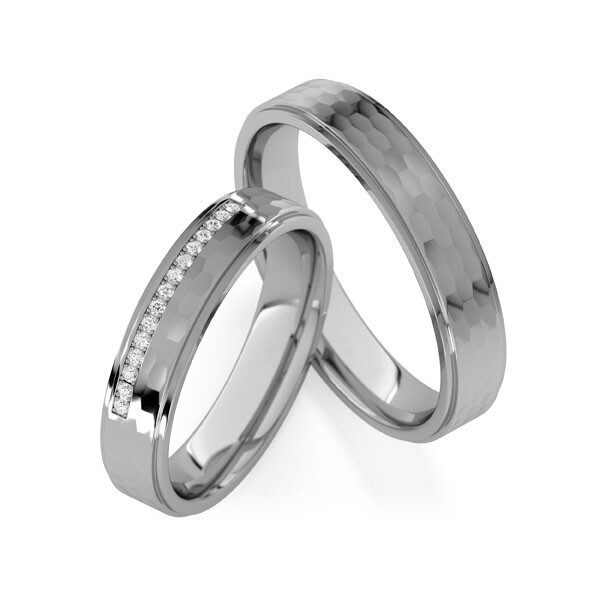 Trauringe Platin Brillance Plus RU-1849