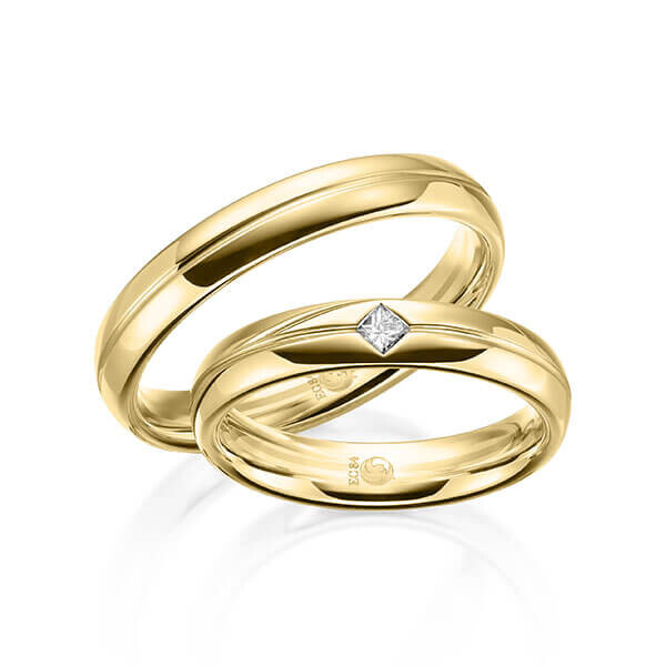 Trauringe Princess Gelbgold RU-1611