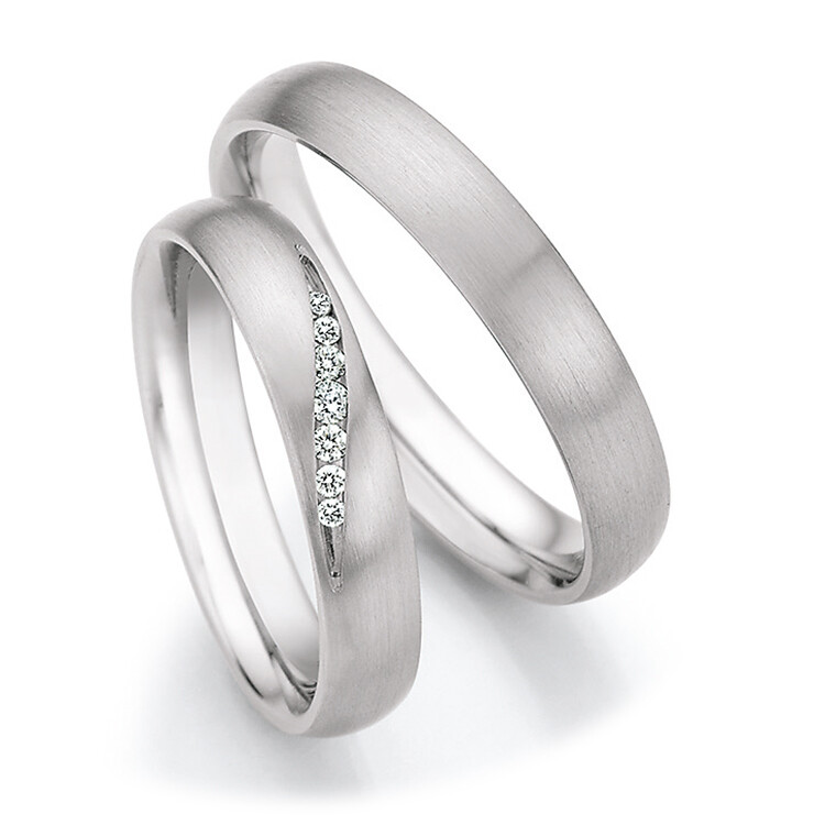 Eheringe Platin Honeymoon 51/30110 & 51/30120