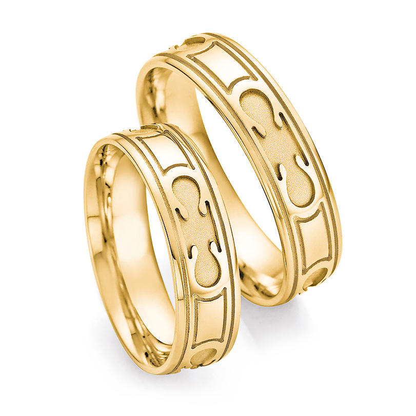 Trauringe Gelbgold 66/39180 & 66/39180