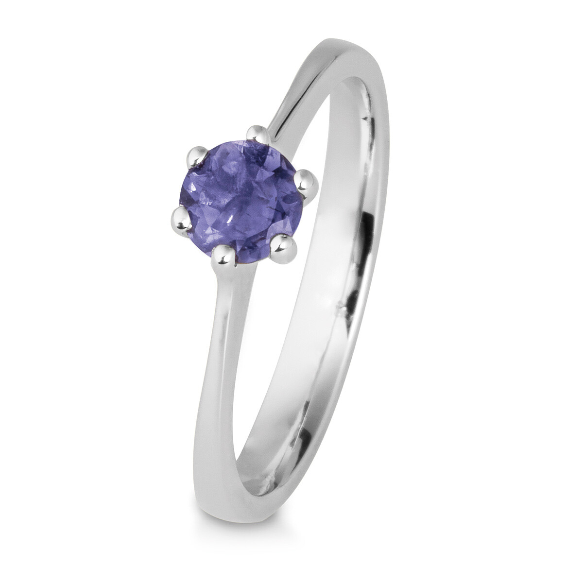 Ring Weißgold 585 Iolit 42/84833