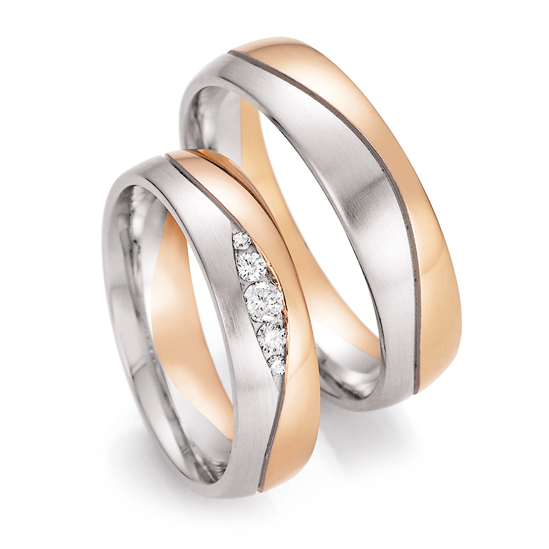 Trauringe Bicolor Honeymoon 66/42090 & 66/42100