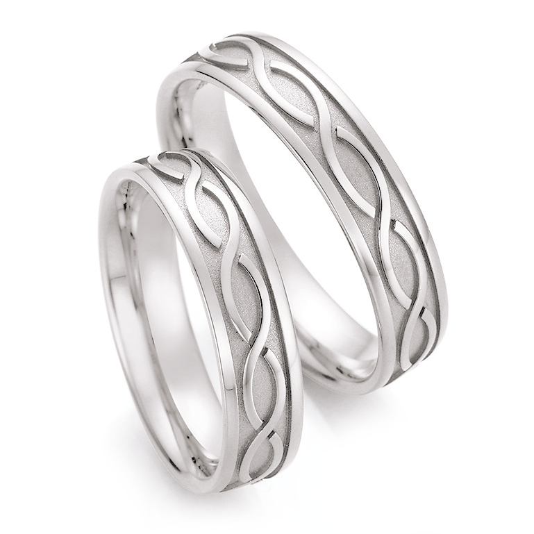 Trauringe Weißgold 66/39020 & 66/39020