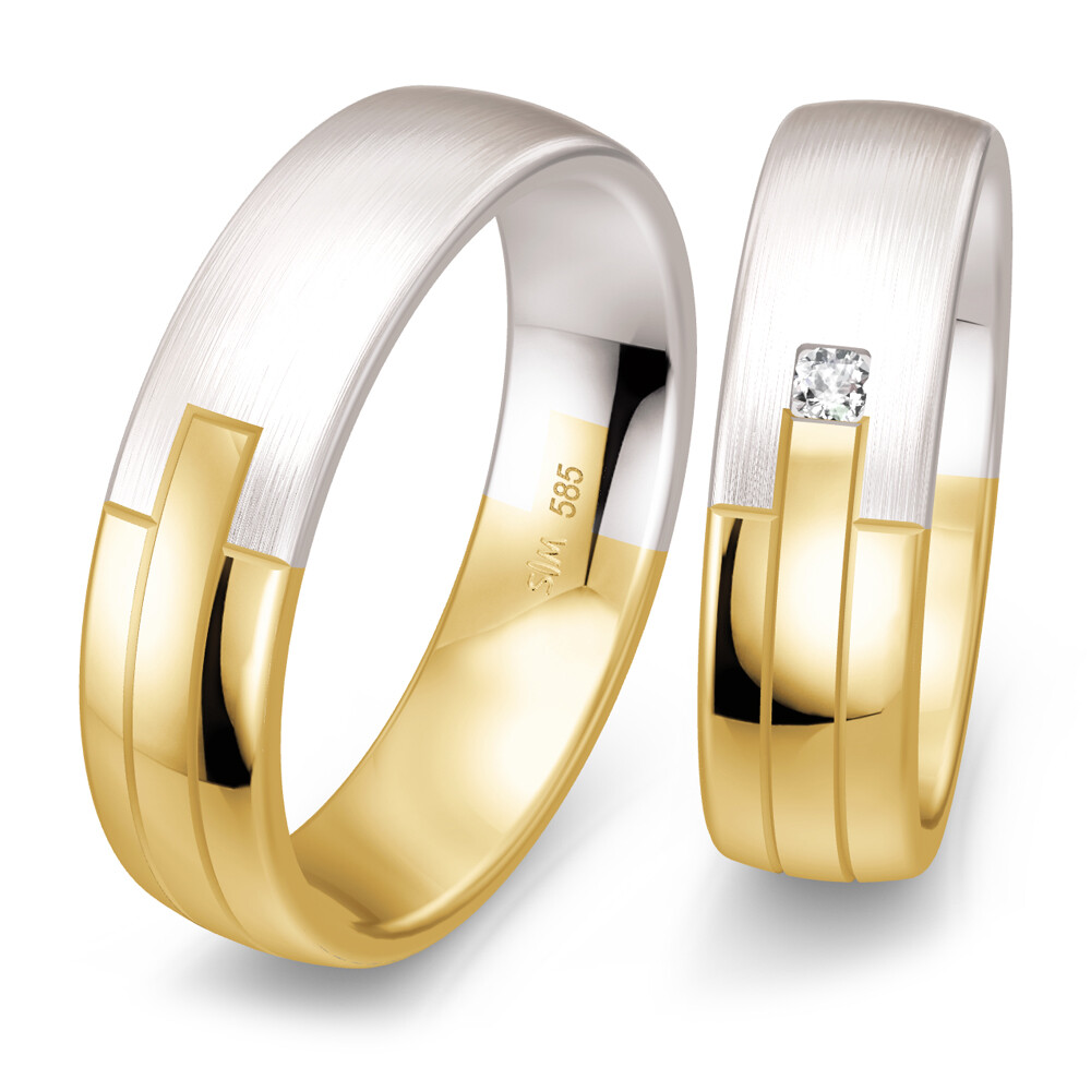 Trauringe Eternity Mehrfarbig