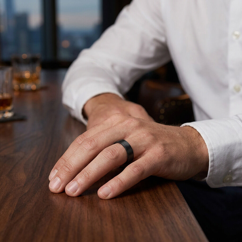 Ring aus Carbon für Männer von TitanFactory 59621