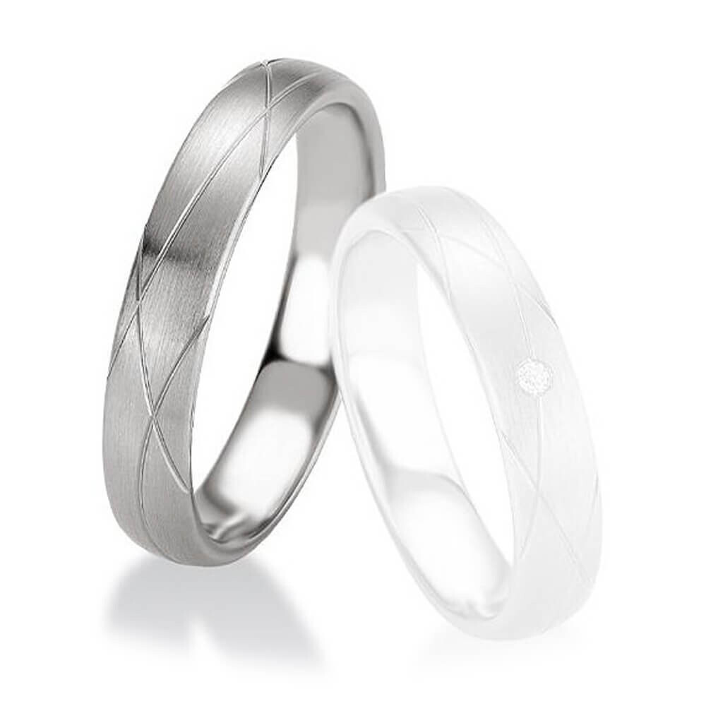 Trauring Partnerring Silber 925 BR4808074