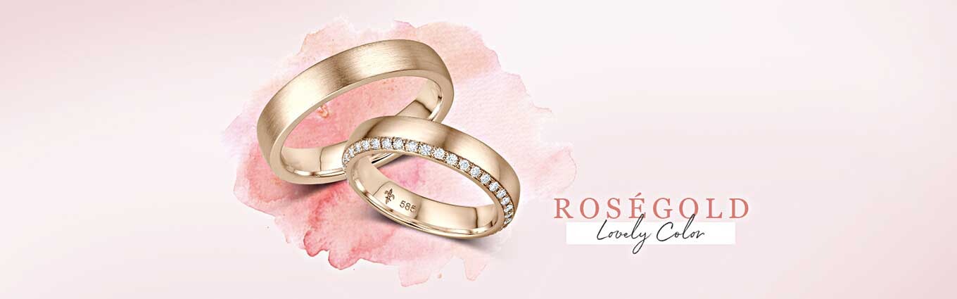 Trauringe Eheringe Roségold