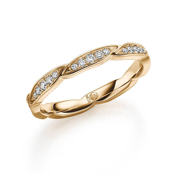 Verlobungsring Roségold Brillant RU-1747