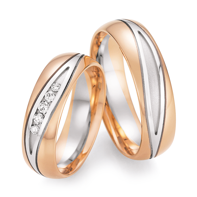 Trauringe Bicolor Honeymoon 66/42130 & 66/42140