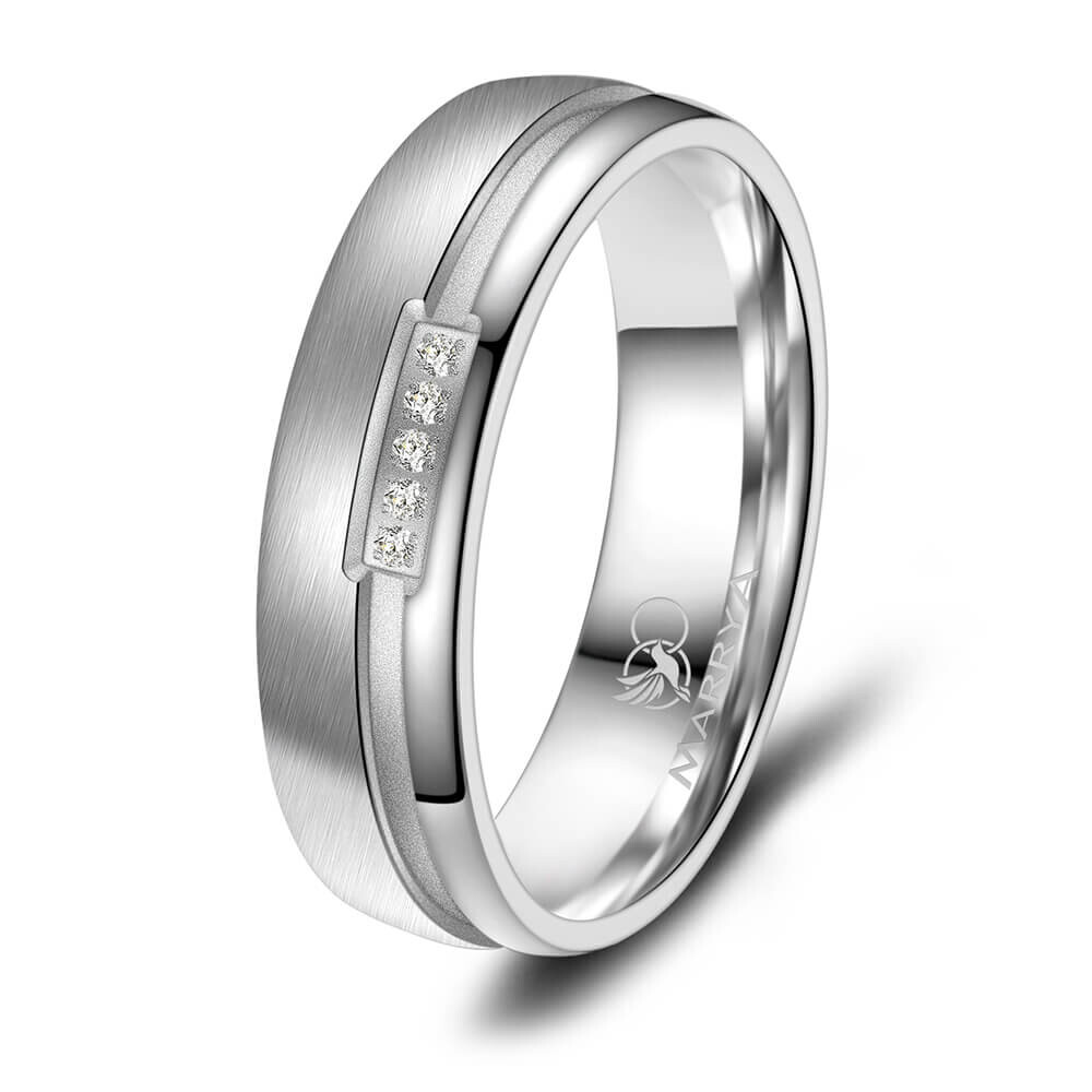 Trauringe Partnerringe Silber 925 Sterling Zirkonia