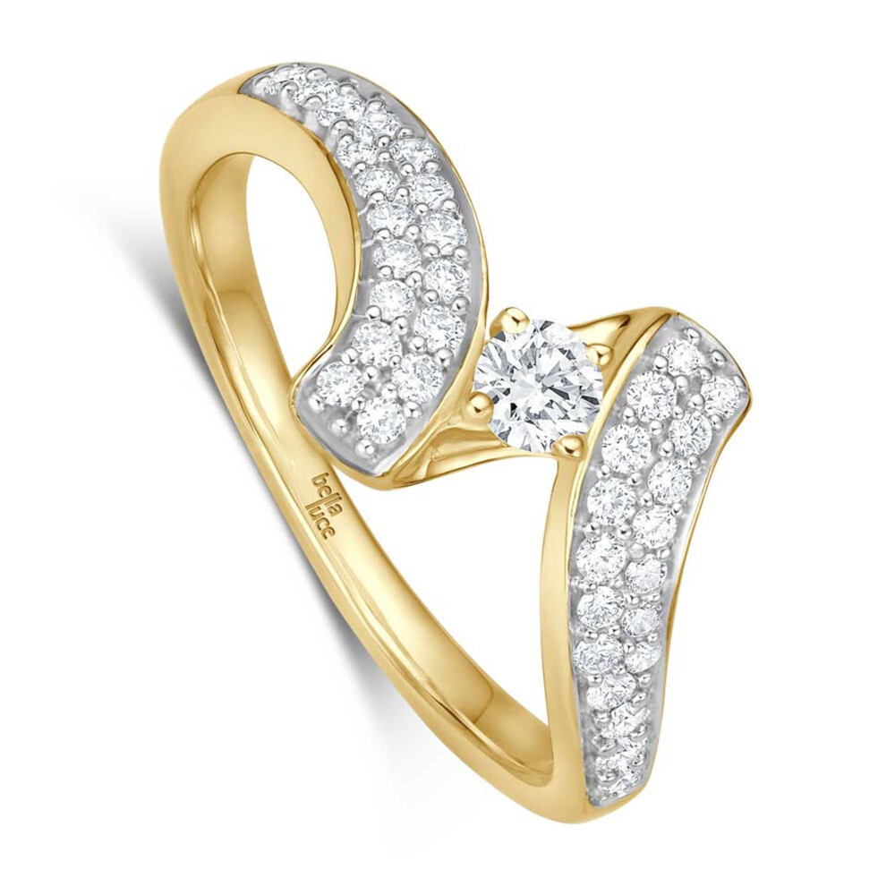 Kügelchen Ring Cristiana Gelbgold EH4714