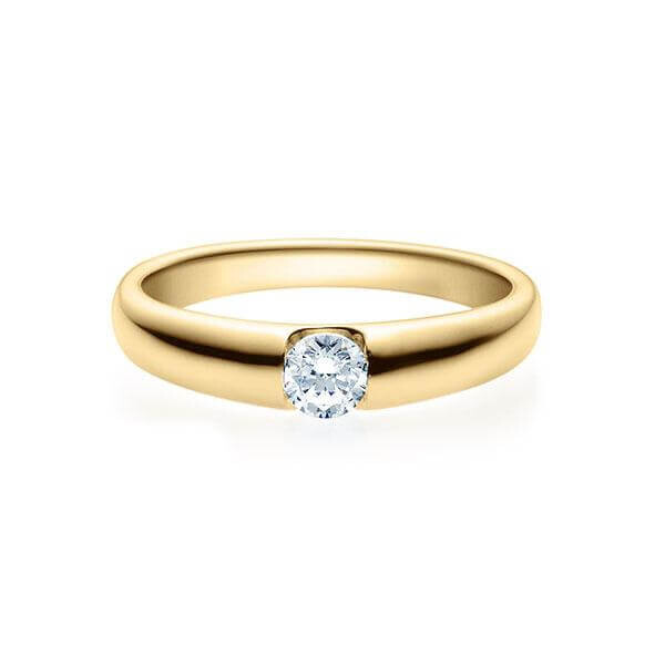 Verlobungsring Spannring Gelbgold RU-1506
