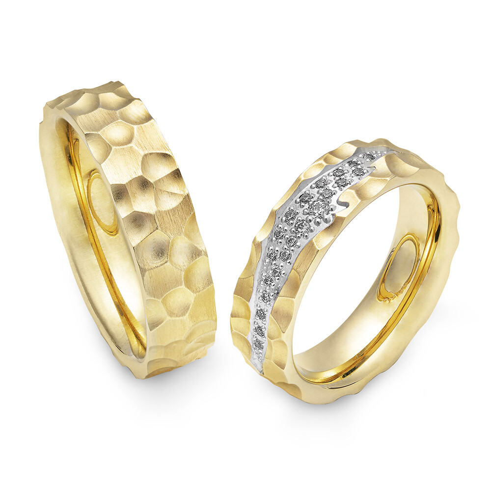 Eheringe Gelbgold Ikonen Brillant 0,140 ct.