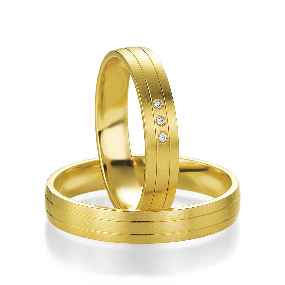 Trauringe Gelbgold Brillant