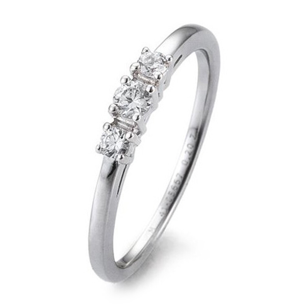 Verlobungsring Platin 3 Brillanten 41/05667