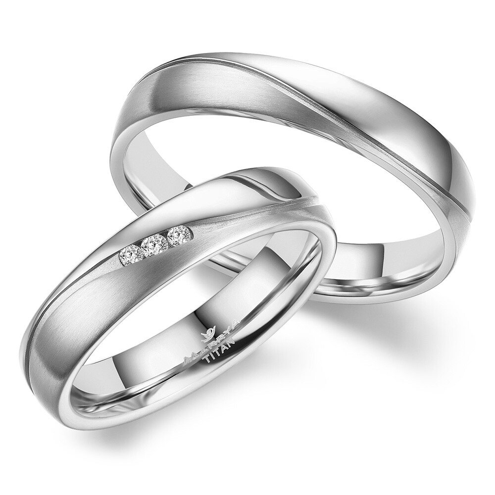 Partnerringe Eheringe Verlobungsringe Titan Marrya TI-34