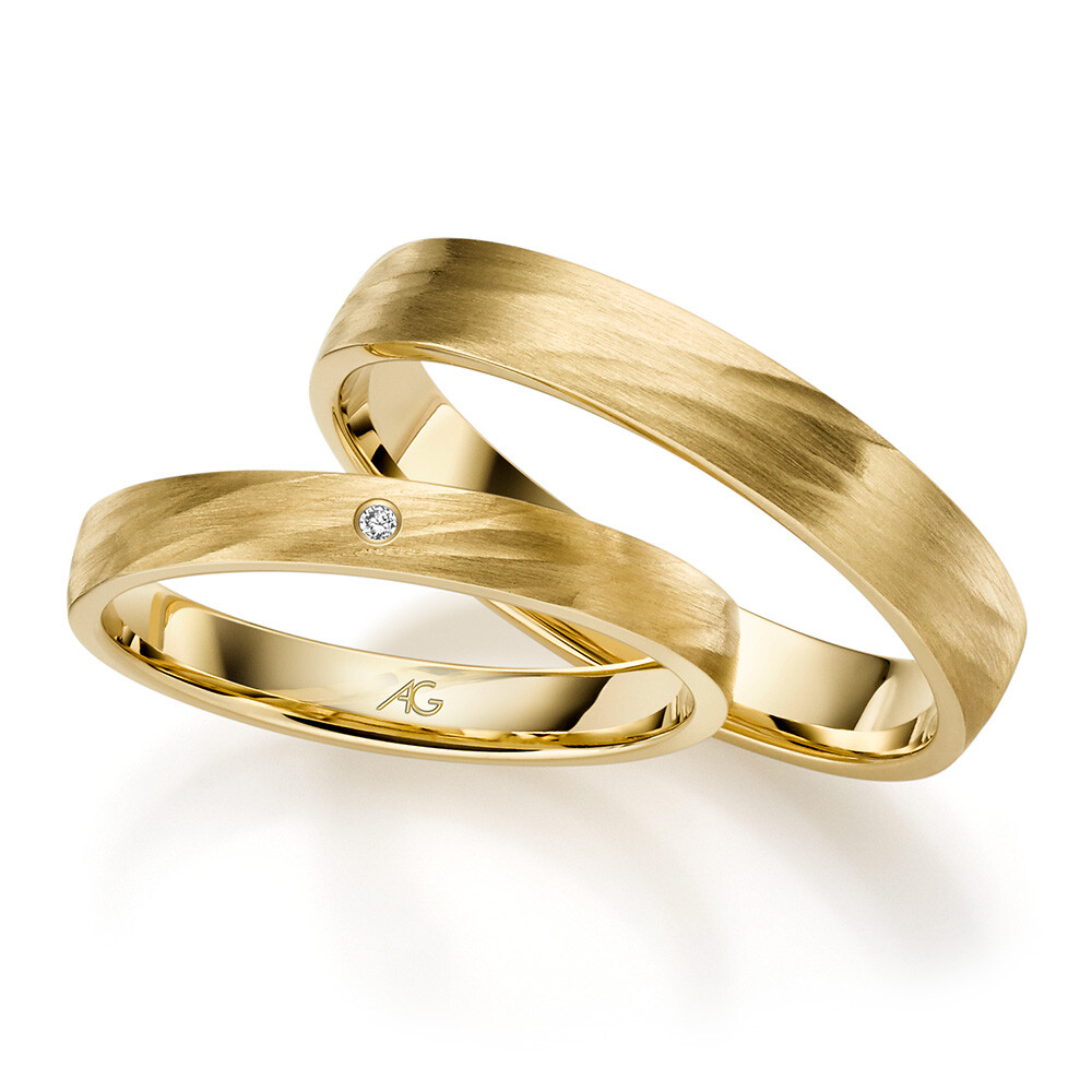 Trauringe Gelbgold Brillant 4/31323/3 & 31323/4