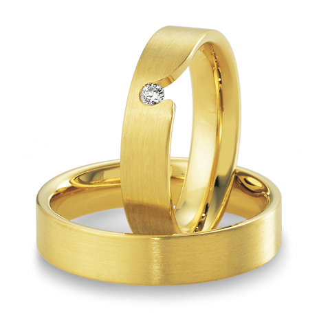 Trauringe Gelbgold Inspiration BR 48/04107 & 48/04108