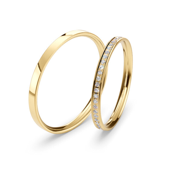 Trauringe Gelbgold Welcome Brillant BR4804981