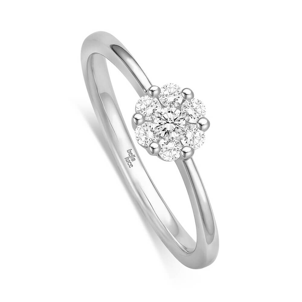 Diamantring Pressure Weißgold 585 Brillant EH005515