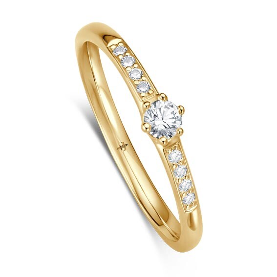 Giloy Solitär Ring Gelbgold TV000006G-2