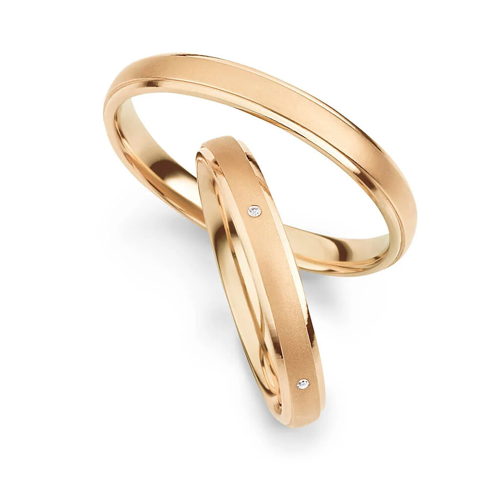 Eheringe Sienna Gold Brillant 0,020 ct.