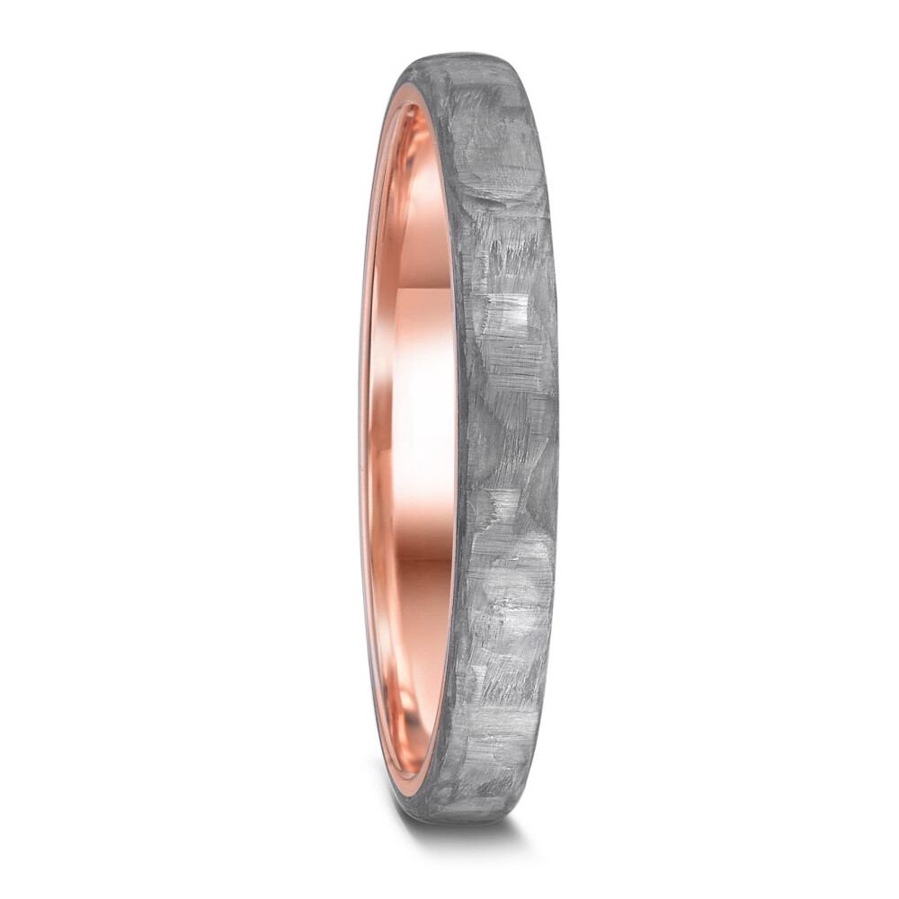 Ecstatic Love Eheringe aus Rotgold & Carbon grau TNO52658