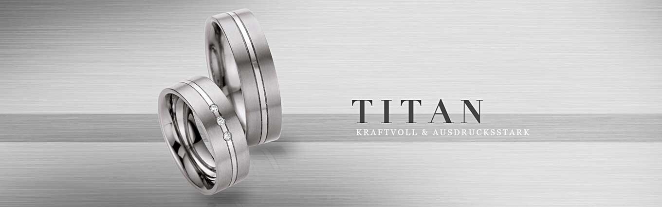 Partnerringe aus Titan