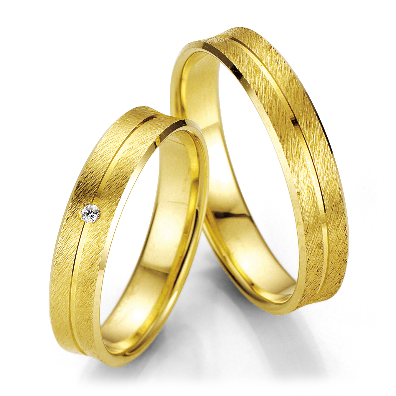 Trauringe Gelbgold SmartLine 48/07001 & 48/07002