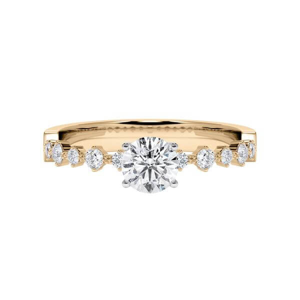 Verlobungsring Roségold 750 & Weißgold 750 zus. 0,710ct. Brillant RU-1795