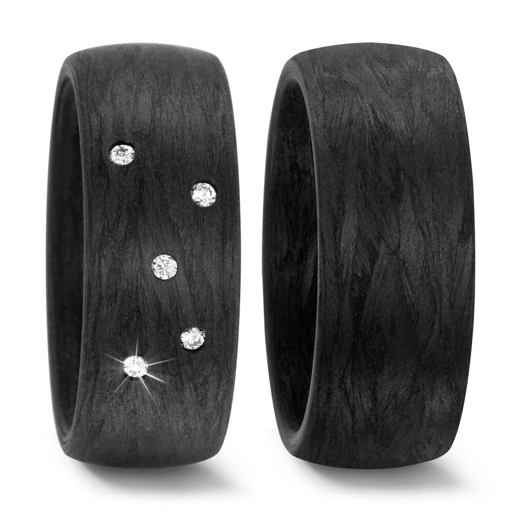 Trauringe aus Carbon - TRS59TF341