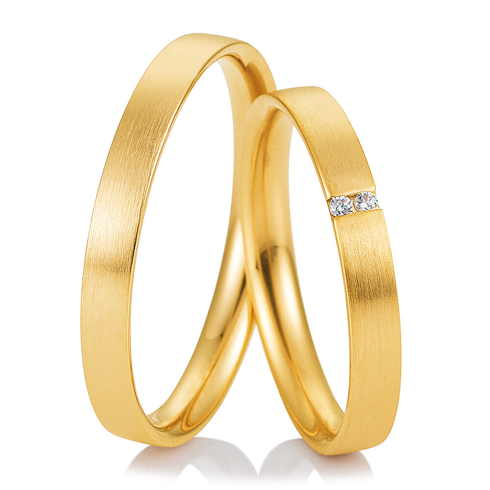 Trauringe Gelbgold Welcome 48/04987 & 48/04988