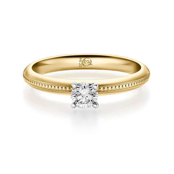 Diamantring Gelbgold 585 Lab-Grown Diamant 0,300 ct, Brillant RU-1714-8