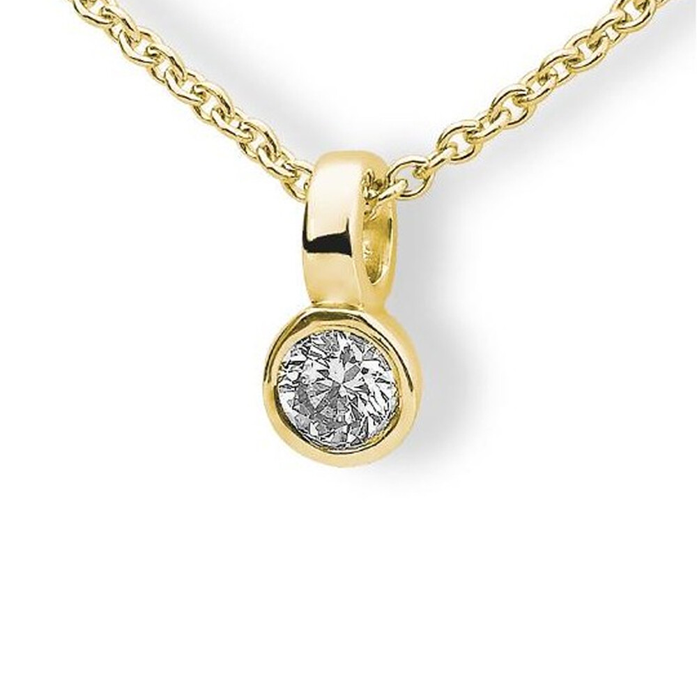 Anhänger Zarge Gelbgold Brillant BR242-5