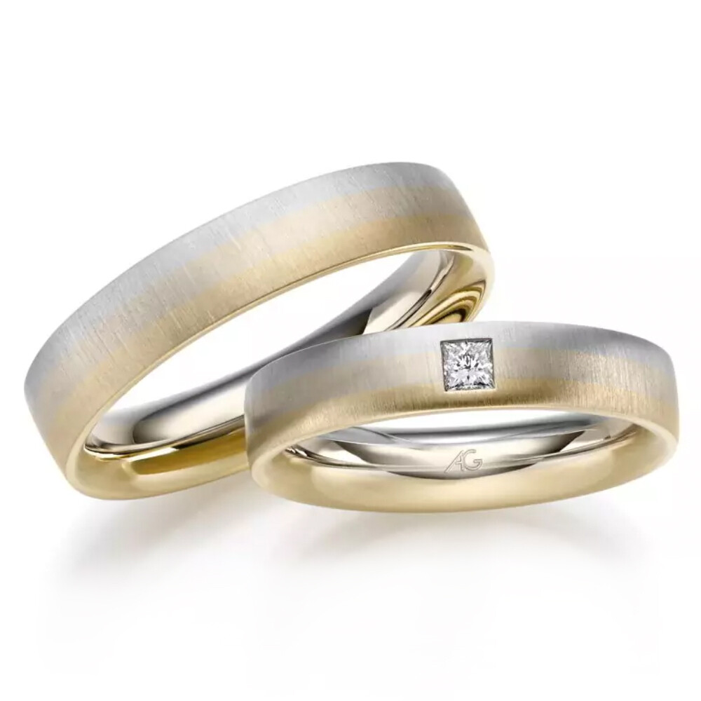 Trauringe Sonnenlicht Princess  0,100 ct.