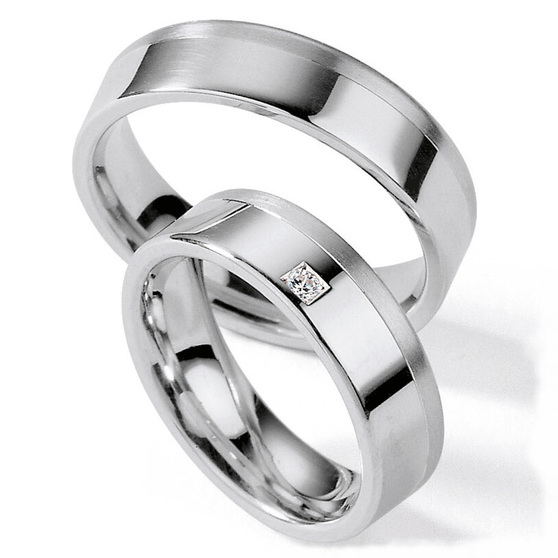 Trauringe Weißgold TRS55RU01110W