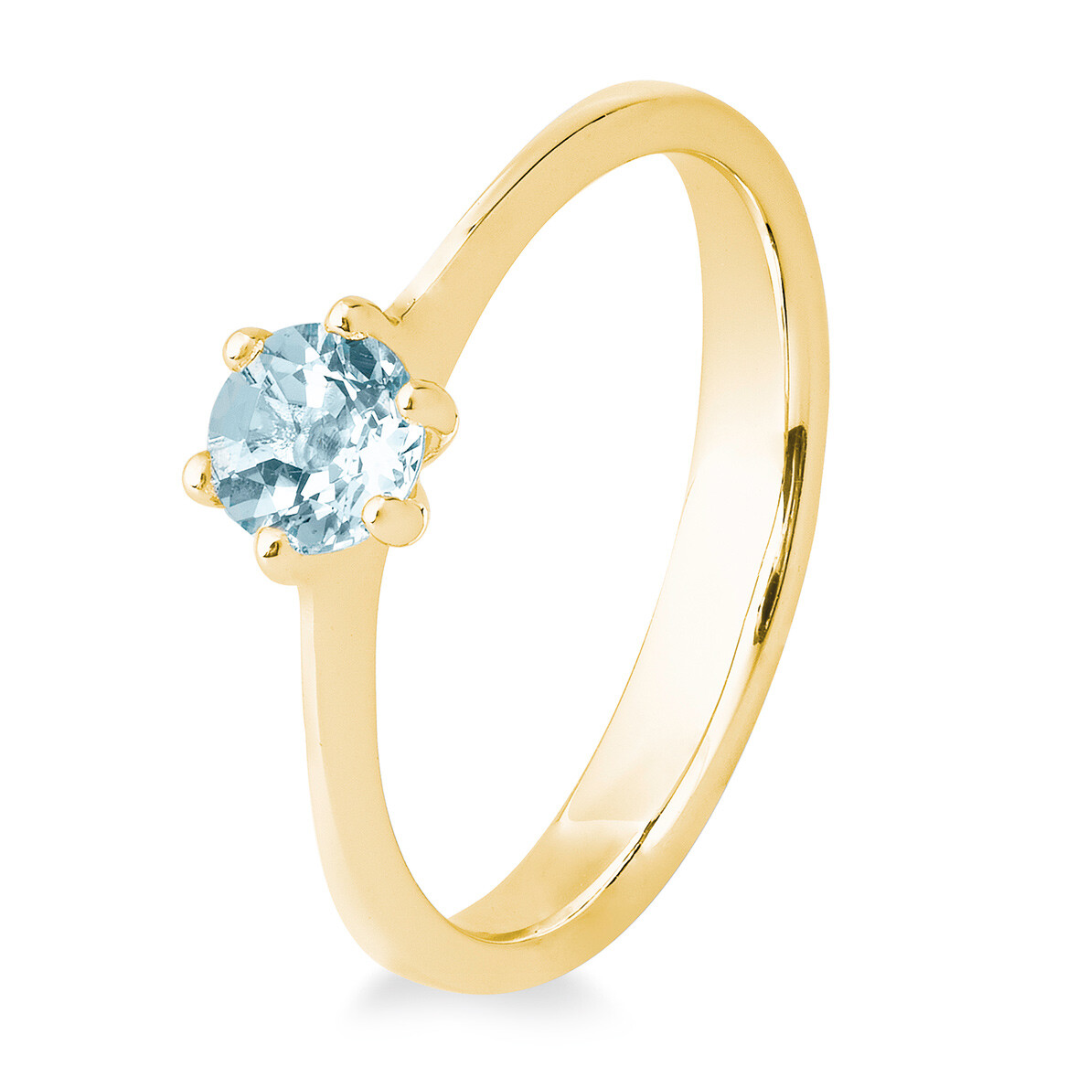 Ring Gelbgold 585 Aqua 42/84833
