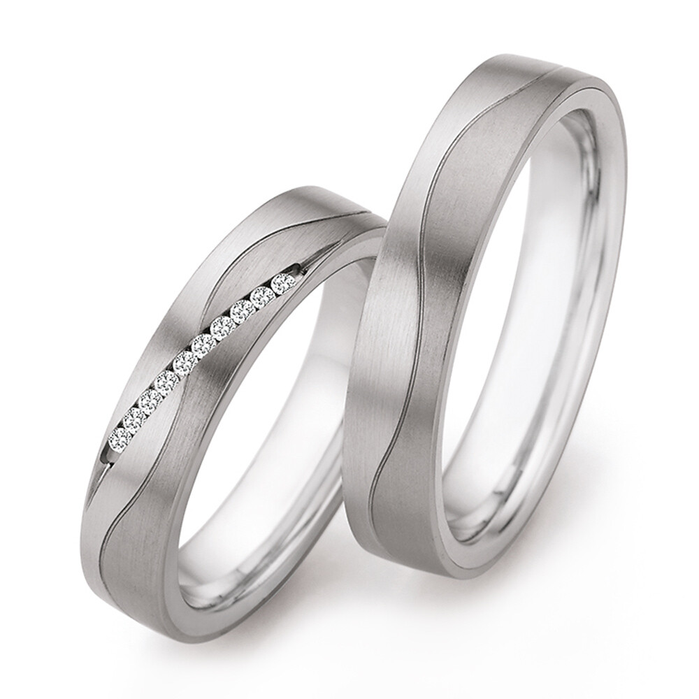 Eheringe Steel Titan Brillant 68/20170 & 68/20180