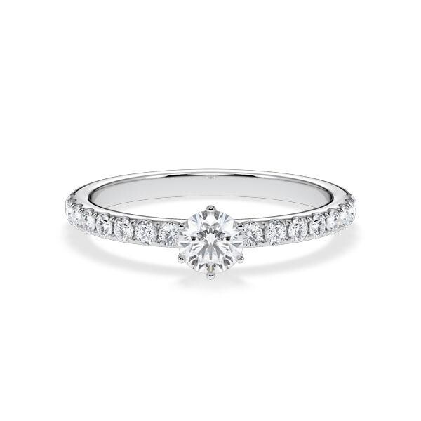 Hollywood Ring Classic Brillant Platin RU-1888