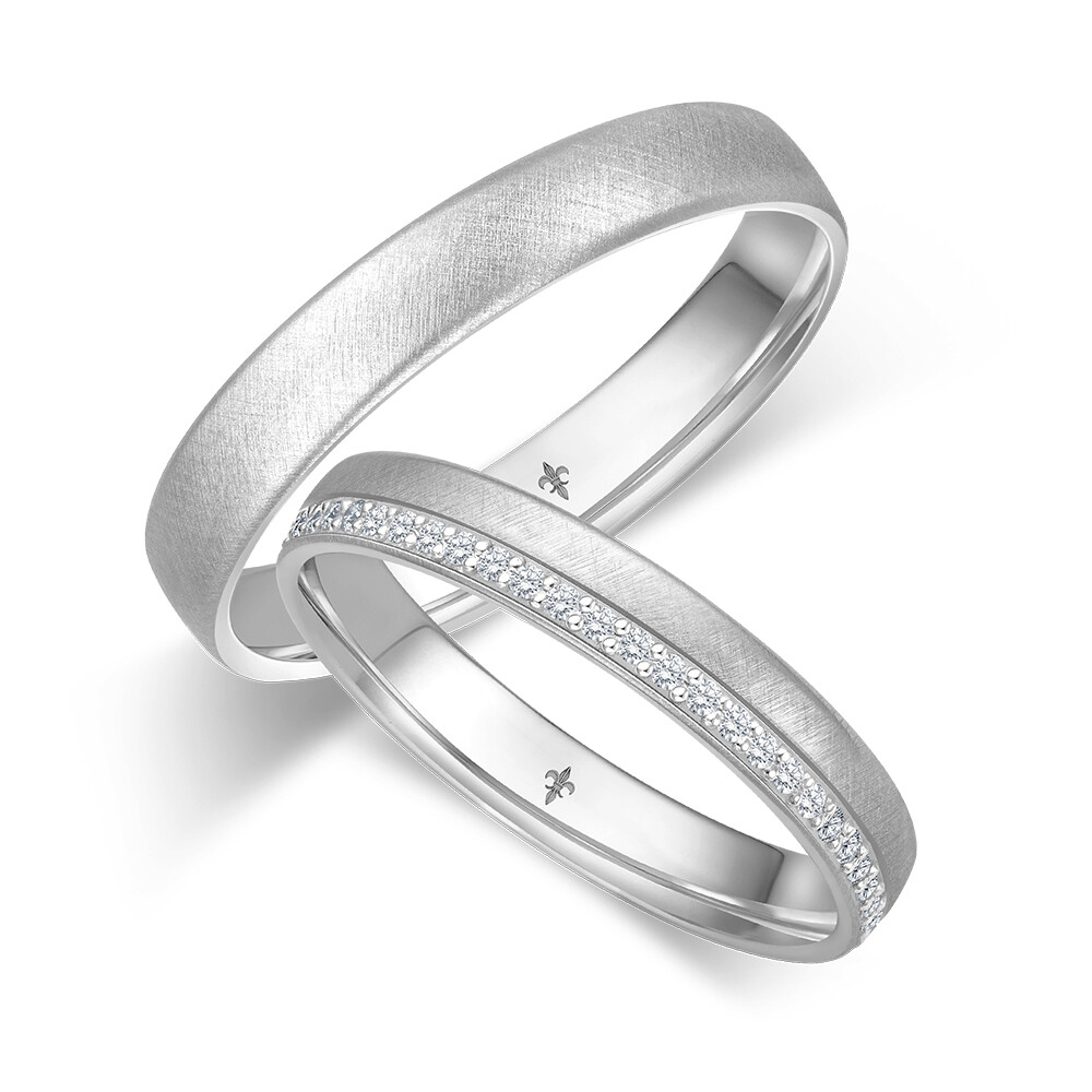 Eheringe Elsa Platin Brillant 0,270 ct.