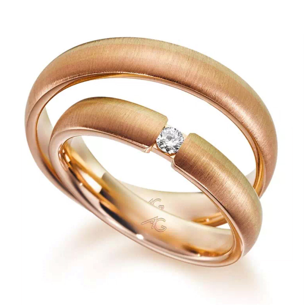 Trauringe Morgenröte 4/28743/4 & 28743/4.5