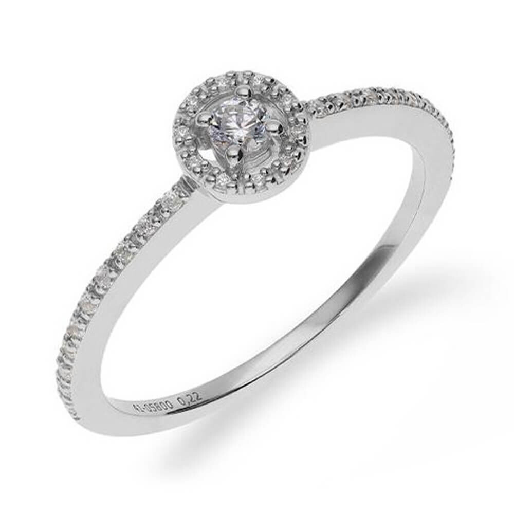 Verlobungsring Fantasy Pavé BR198 Platin