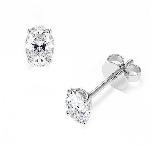 Ohrstecker Platin 950 Lab-Grown Diamant zus. 1,000 ct, RU-1778-25