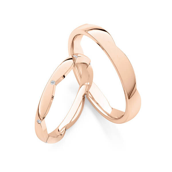 Trauringe Memoire Rotgold RU-1773